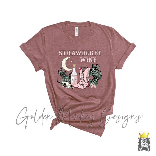 Strawberry Wine T-Shirt | 90s Country Music Shirt