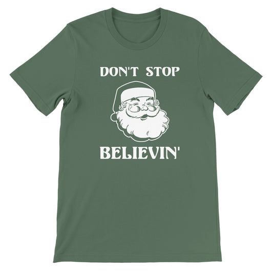 Don't Stop Believin' Santa Unisex T-shirt