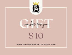 Golden Monkey Designs Gift Card