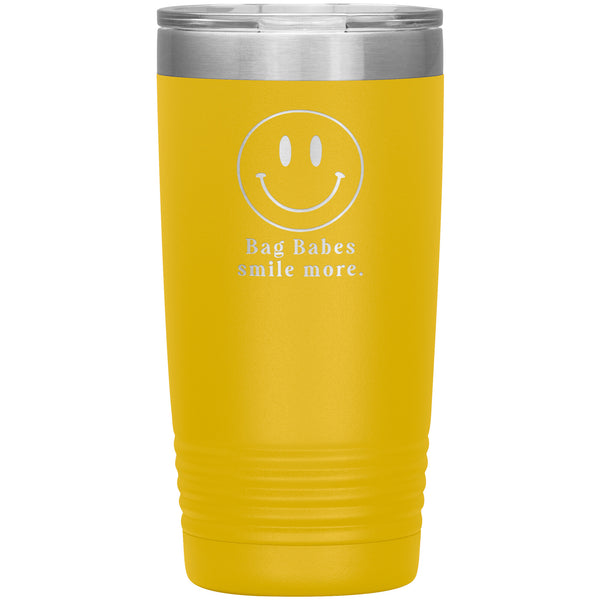 Bag Babes Smile More Tumbler