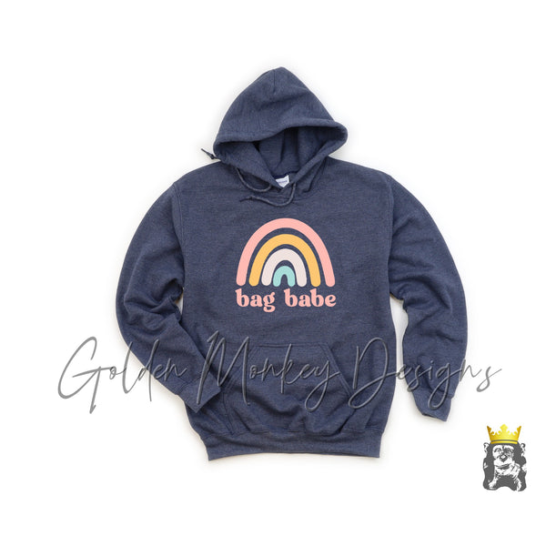 Bag Babe Rainbow Hoodie