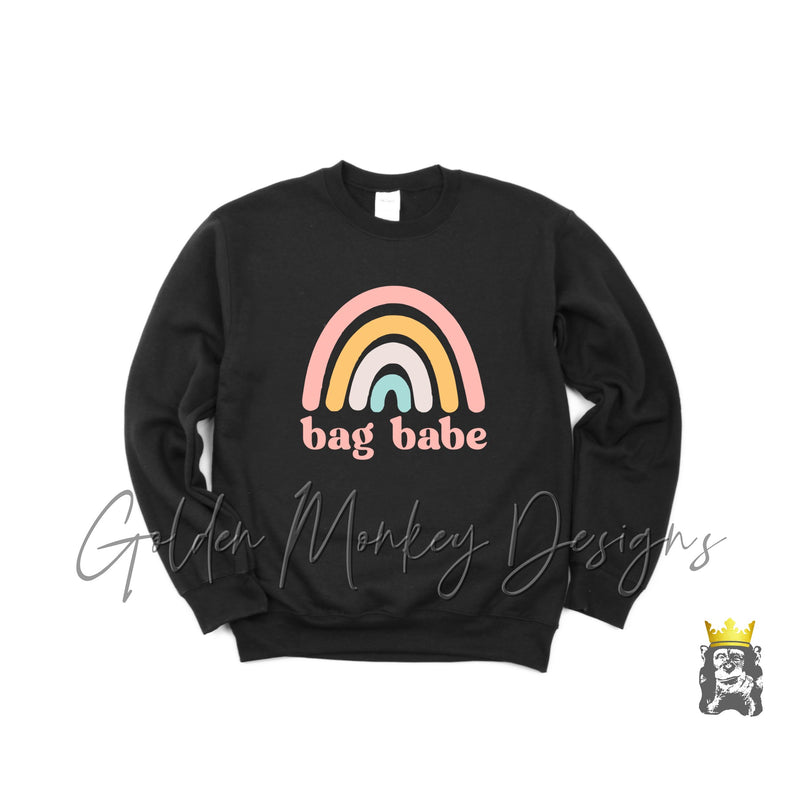 Bag Babe Rainbow Sweatshirt