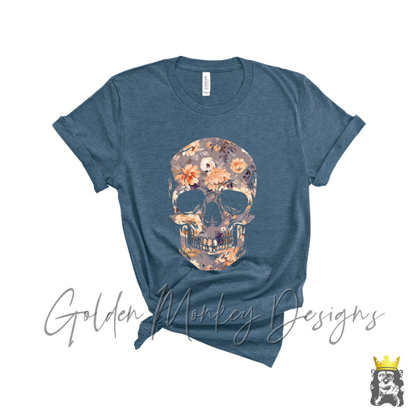 Floral Skull Shirt