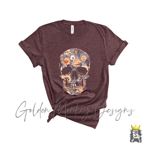 Floral Skull Shirt