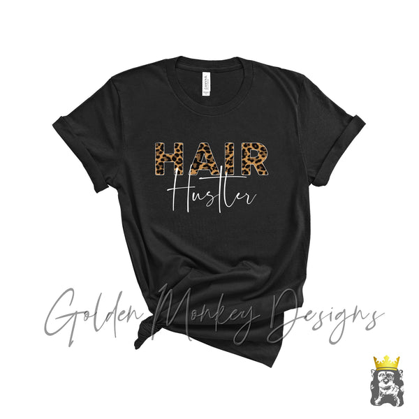 Hair Hustler Leopard Print Shirt