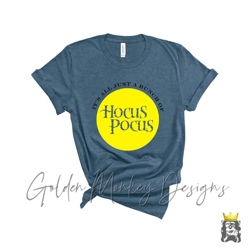 It's Just a Bunch of Hocus Pocus Yellow Moon Shirt
