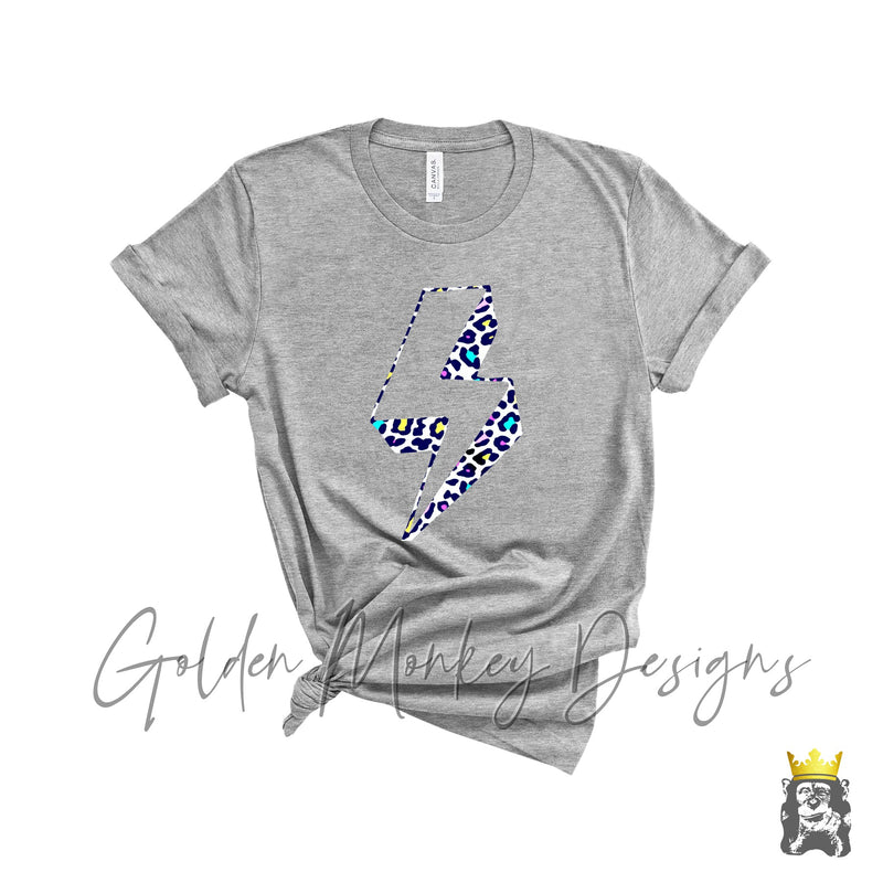Leopard Lightning Bolt Shirt