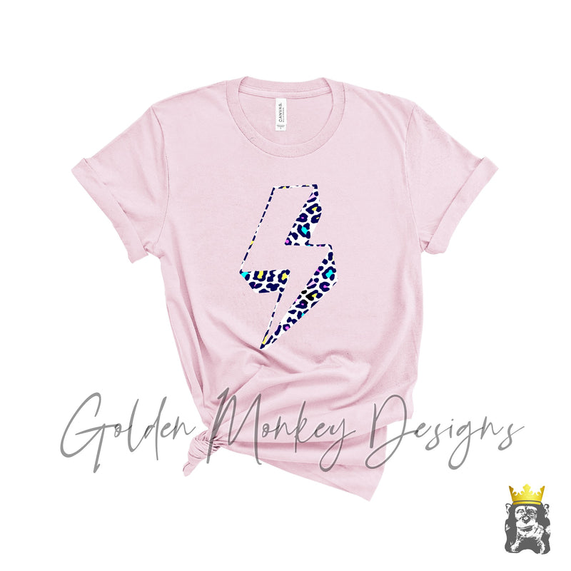Leopard Lightning Bolt Shirt