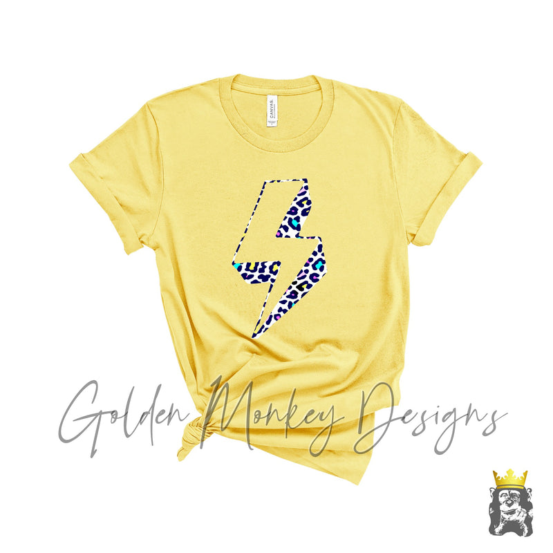 Leopard Lightning Bolt Shirt