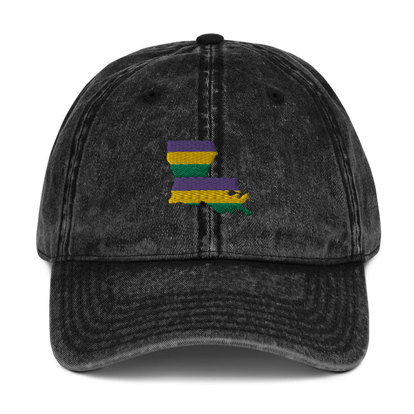 Mardi Gras Louisiana Dad Cap