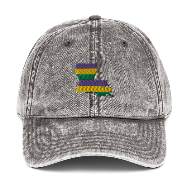 Mardi Gras Louisiana Dad Cap