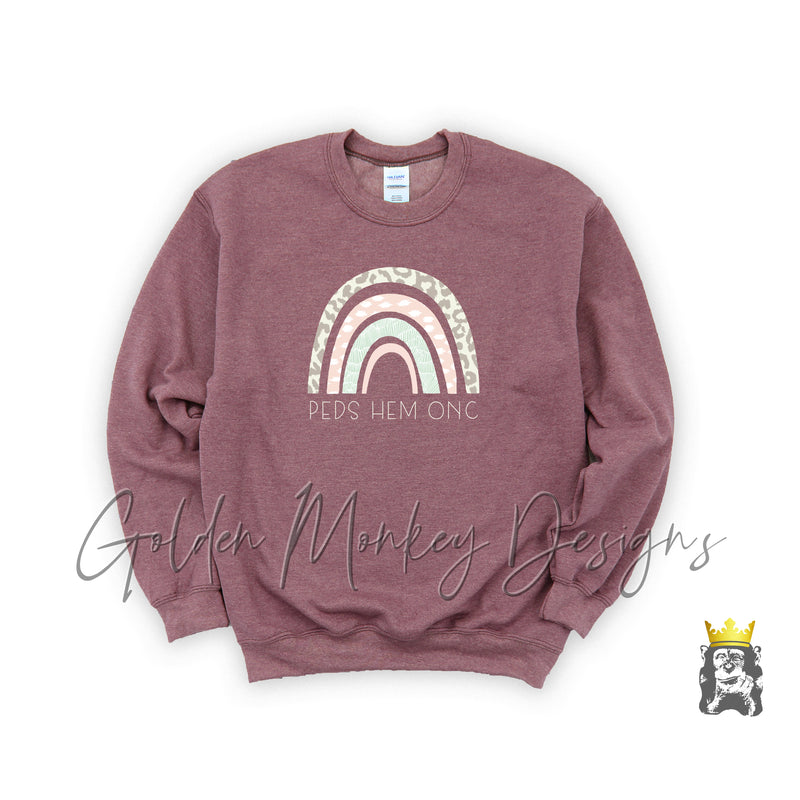 Peds Onc Rainbow Sweatshirt