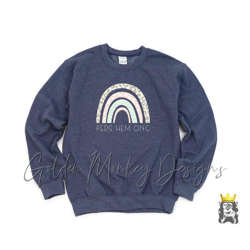 Peds Onc Rainbow Sweatshirt
