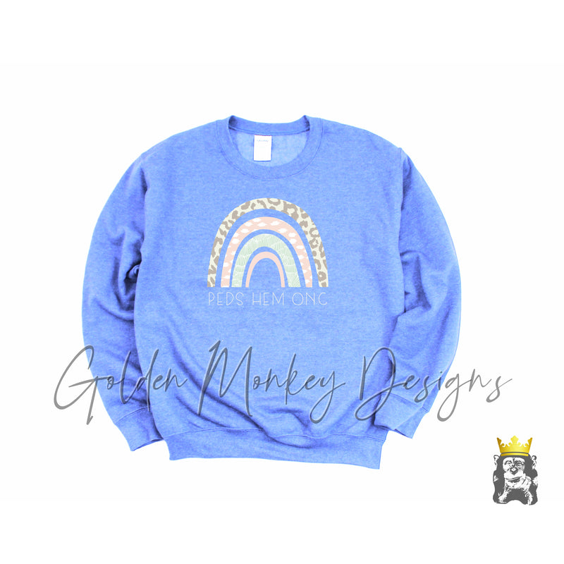 Peds Onc Rainbow Sweatshirt