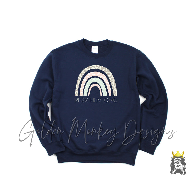 Peds Onc Rainbow Sweatshirt