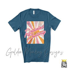 Radiate Positivity Distressed Sunshine Shirt