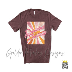 Radiate Positivity Distressed Sunshine Shirt
