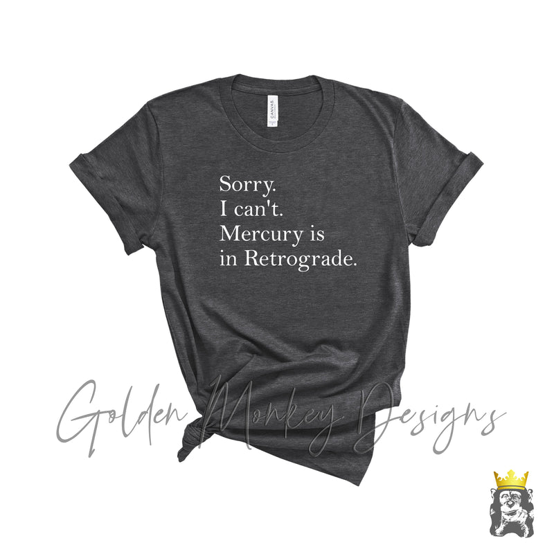 Sorry. I can't. Mercury is in Retrograde.
