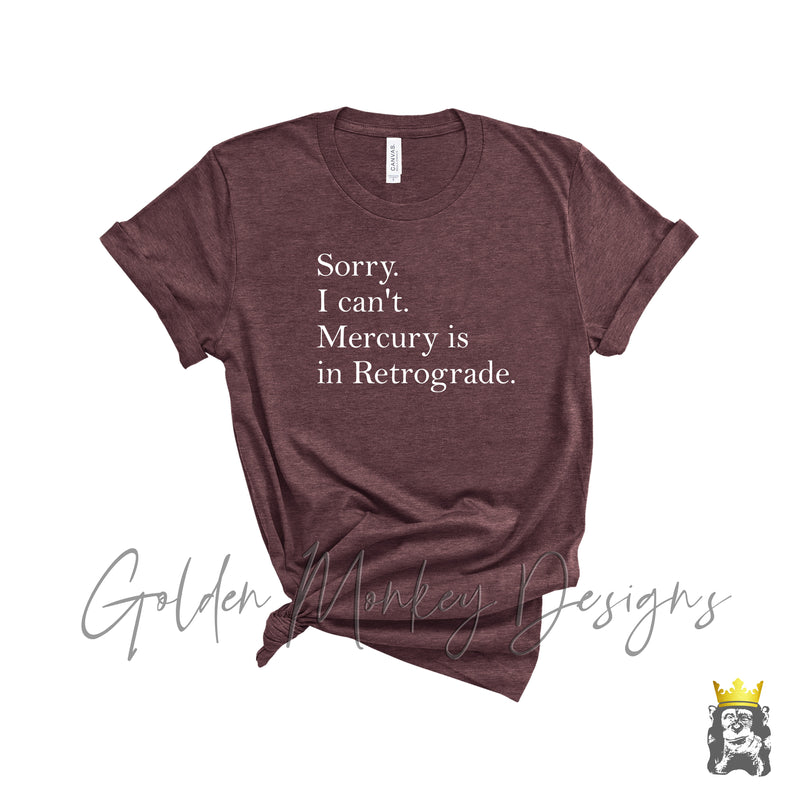 Sorry. I can't. Mercury is in Retrograde.