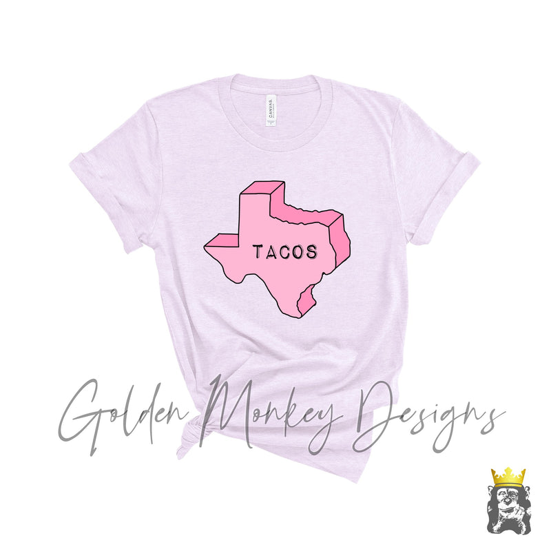 Texas Taco Conversation Heart Shirt