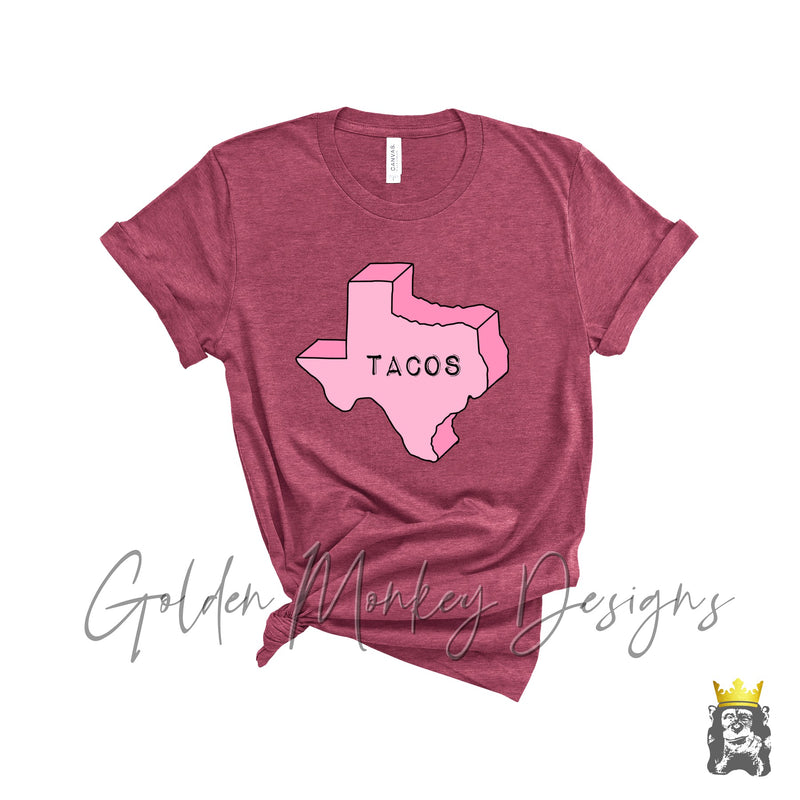 Texas Taco Conversation Heart Shirt