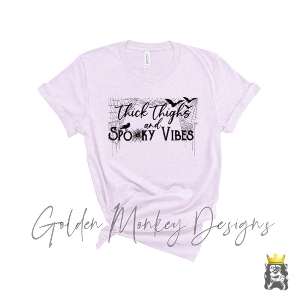 Thick Thighs and Spooky Vibes Shirt