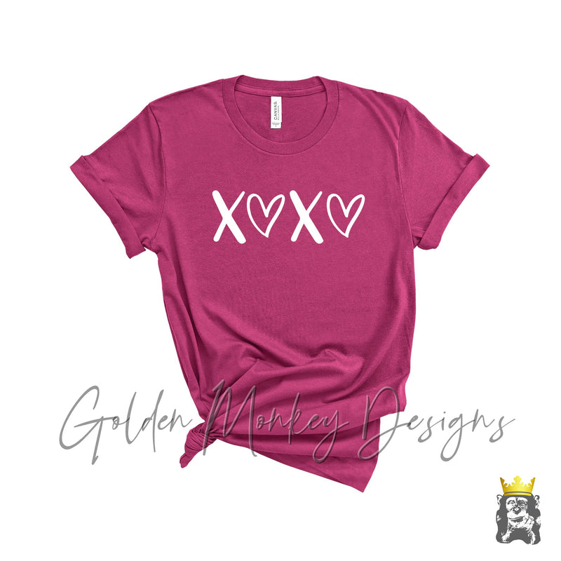XOXO Heart Valentine's Day Shirt